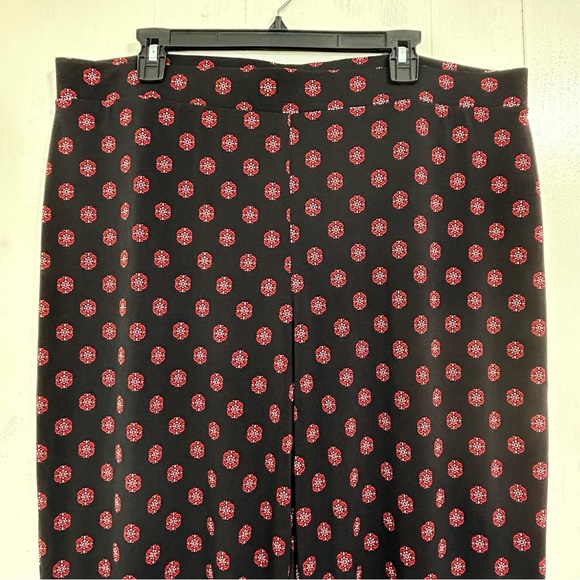 Investments Soft Separates Wine Black Pull On Wide Leg Palazzo Pants Size XL. - Picture 6 of 10
